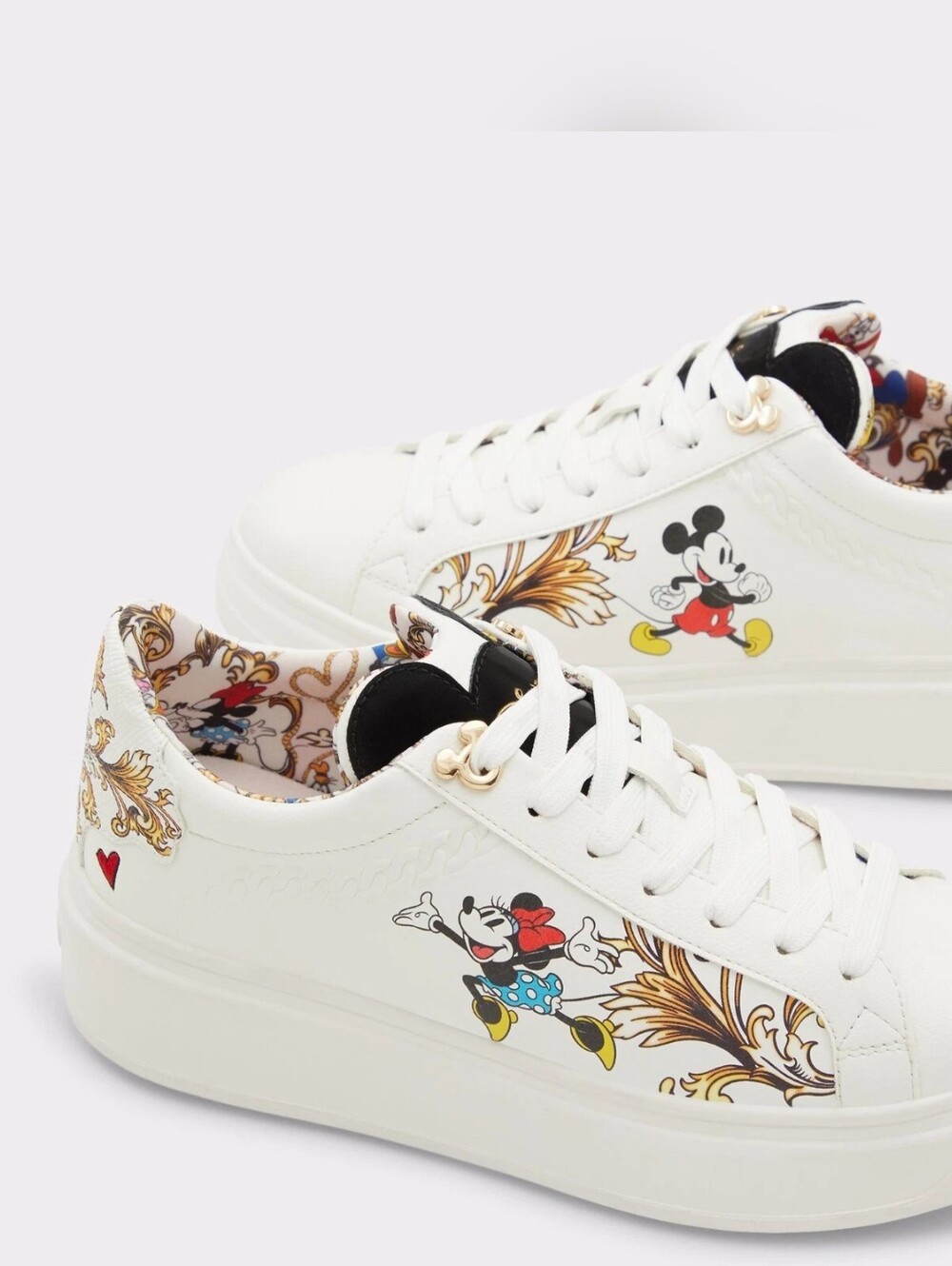 ALDO x Disney 100th Anniversary D100 Graphic Platform Sneakers - NIB
